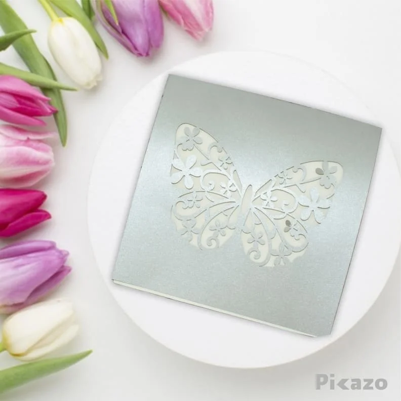 Invitación mariposas mod. 453