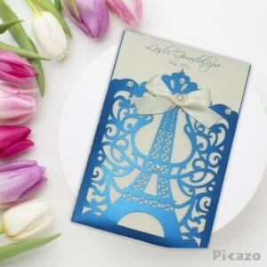 invitación corte laser torre ifel