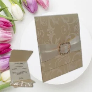 Invitación clásica de boda mod. 465