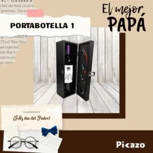 Portabotella con accesorios